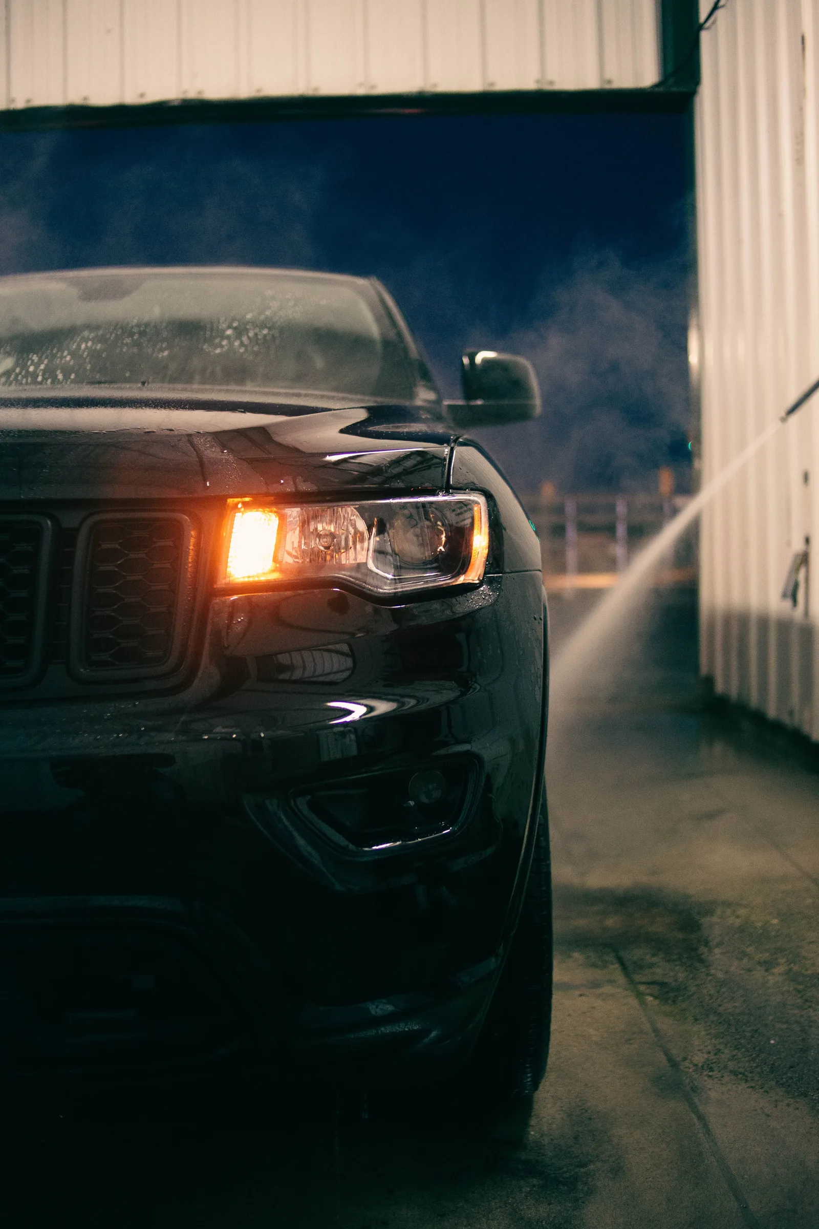 Illustrative photo of a car exterior wash